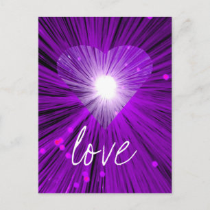 Purple Heart 'Love' postcard