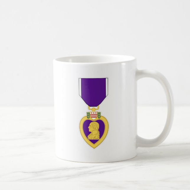 Purple Heart Medal Coffee Mug (Right)
