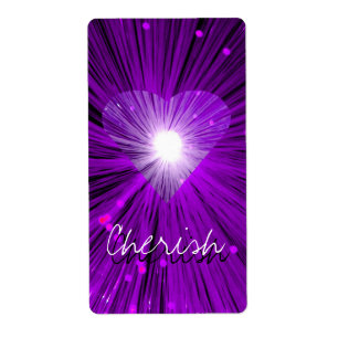 Purple Heart 'Name' label