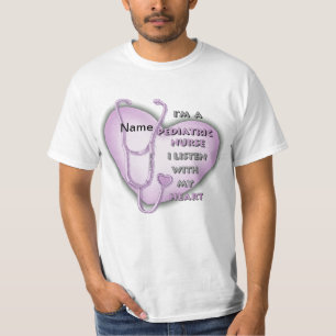 Purple Heart Pediatric Nurse T-Shirt