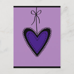 purple heart Postcard