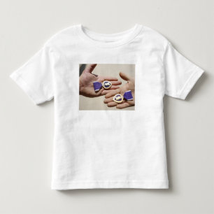 Purple Heart recipients display their medals Toddler T-shirt