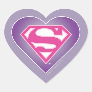 Purple Heart S-Shield Heart Sticker