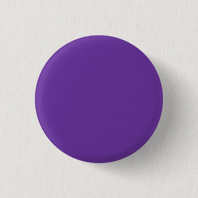 Purple Heart Solid Colour 1 Inch Round Button (Front)