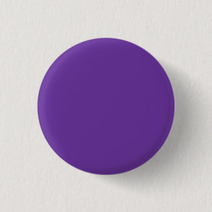 Purple Heart Solid Colour 1 Inch Round Button