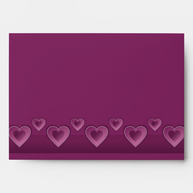 Purple Hearts Envelope (Front)