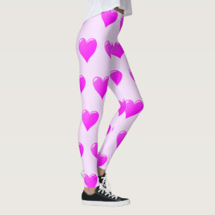Purple Hearts - My Love Leggings