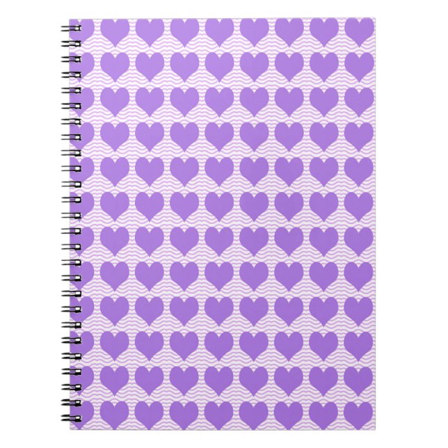 Purple Hearts Notebook (Front)