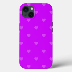Purple hearts pattern Case-Mate iPhone case