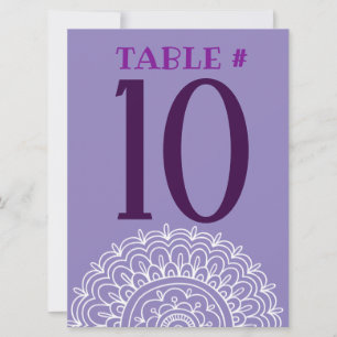 PURPLE HEMSA MAIN DE DIEU Bat mitzvah Carte de fêt