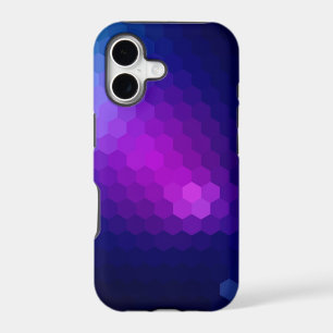 Purple hexagonal seamless graphic