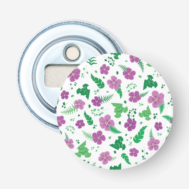Purple Hibiscus Bottle Opener (Front)