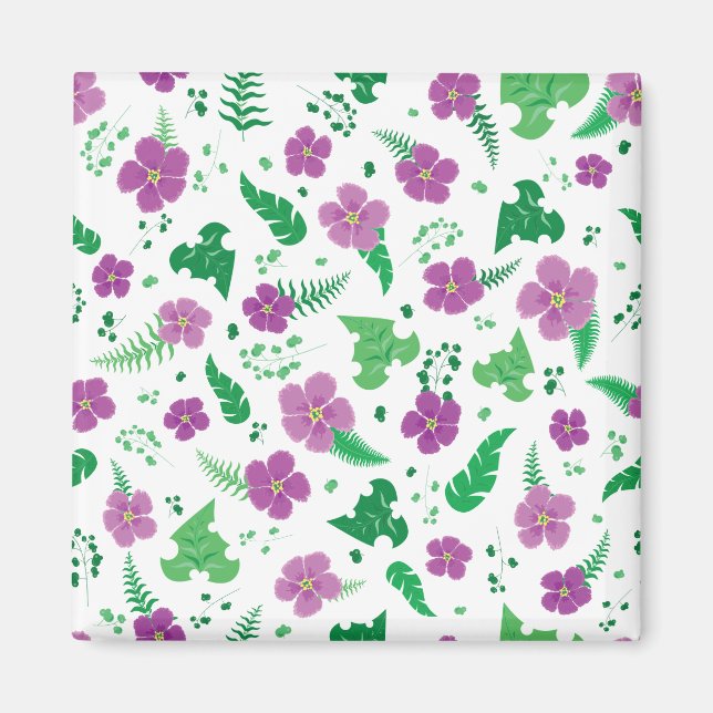 Purple Hibiscus Magnet (Front)