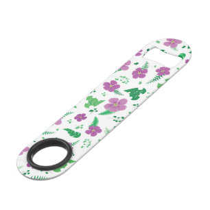 Purple Hibiscus Speed Bottle Opener
