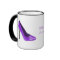 Purple High Heel Shoe Coffee Mug