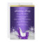 Purple High Heel Shoes Silver Gold Birthday Party