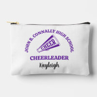 Purple High School Cheerleader Personalized