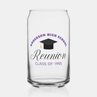 Purple High School Reunion Party Custom Alumni