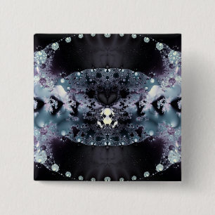 Purple Hole 2 Inch Square Button