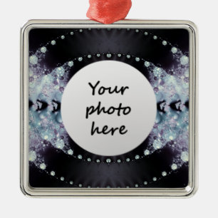 Purple Hole Metal Ornament