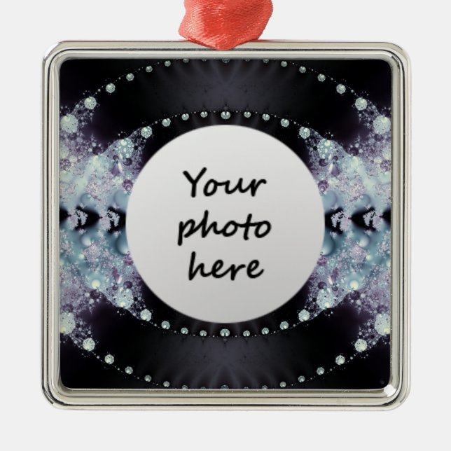 Purple Hole Metal Ornament (Front)
