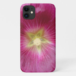 Purple Hollyhocks iPhone 3 Case