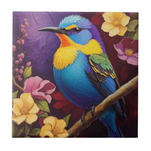 Purple Honeycreeper Tile