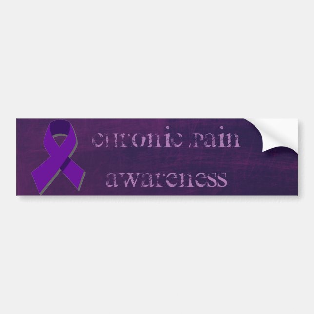 Purple Hope From the Darkness Bumper Sticker (Front)
