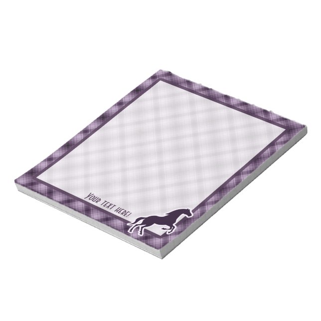 Purple Horse Notepad (Rotated)