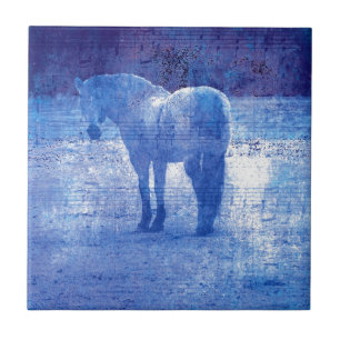 Purple Horse Tile