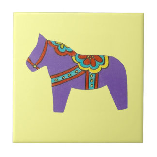 Purple Horse Tile