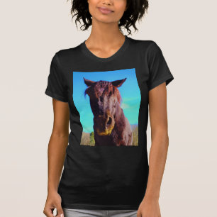 Purple Horse w/ Green Mouth T-Shirt