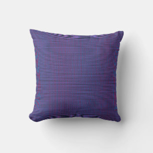 Purple hot pink pattern throw pillow