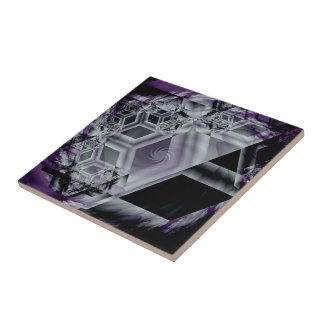Purple Hue Ceramic Tile