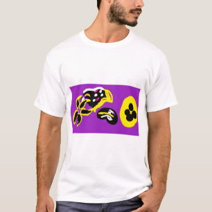 Purple Hummingbird and flowers T-Shirt
