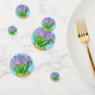 Purple Hyacinths Confetti