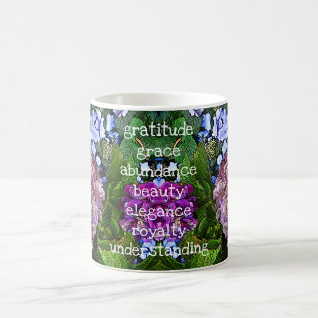 Purple Hydrangea - mug (Center)