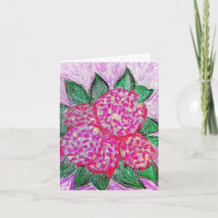 Purple Hydrangeas Card