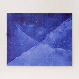 Purple Ice Impossible adult Jigsaw Puzzle