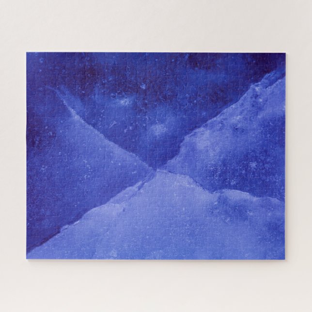 Purple Ice Impossible adult Jigsaw Puzzle (Horizontal)