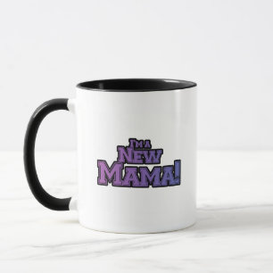 Purple I'm a New Mama Tshirts and Gifts Mug