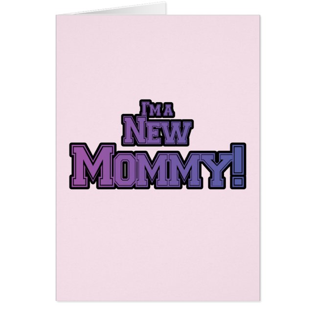 Purple I'm A New  Mommy Tshirts and Gifts (Front)