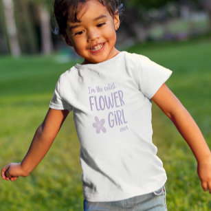 Purple I'm The Cutest Flower Girl Ever Toddler T-shirt