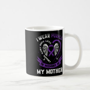 Purple In Memory Of My Mom Mother Epilepsy Awarene Coffee Mug