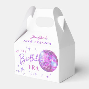 Purple In My Birthday Era Music Favor Box