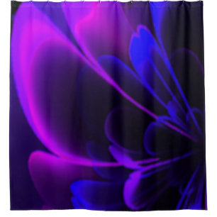 Purple Indigo Stylized Flower Half Corolla