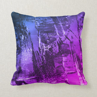 Purple Industrial Throw Pillow