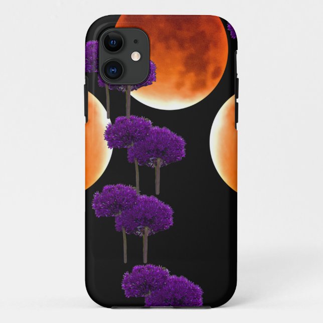 Purple Intrusion Case-Mate iPhone Case (Back)