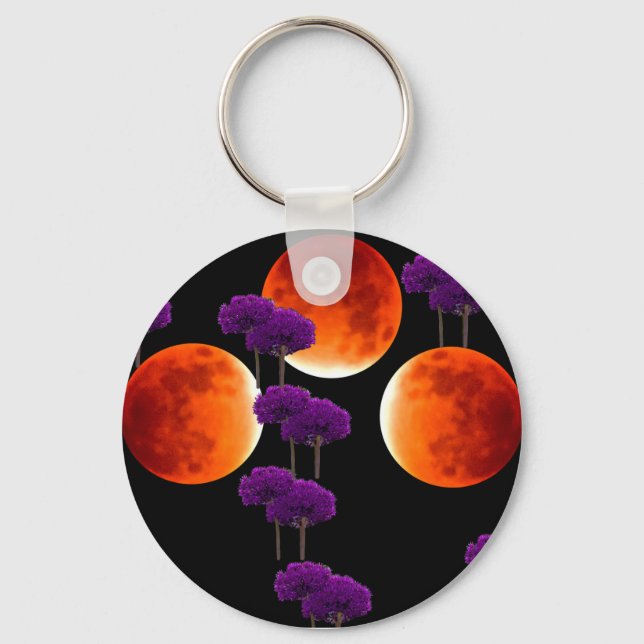 Purple Intrusion Keychain (Front)