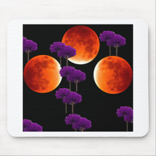 Purple Intrusion Mouse Pad